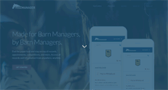 Desktop Screenshot of barnmanager.com