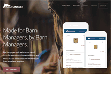 Tablet Screenshot of barnmanager.com